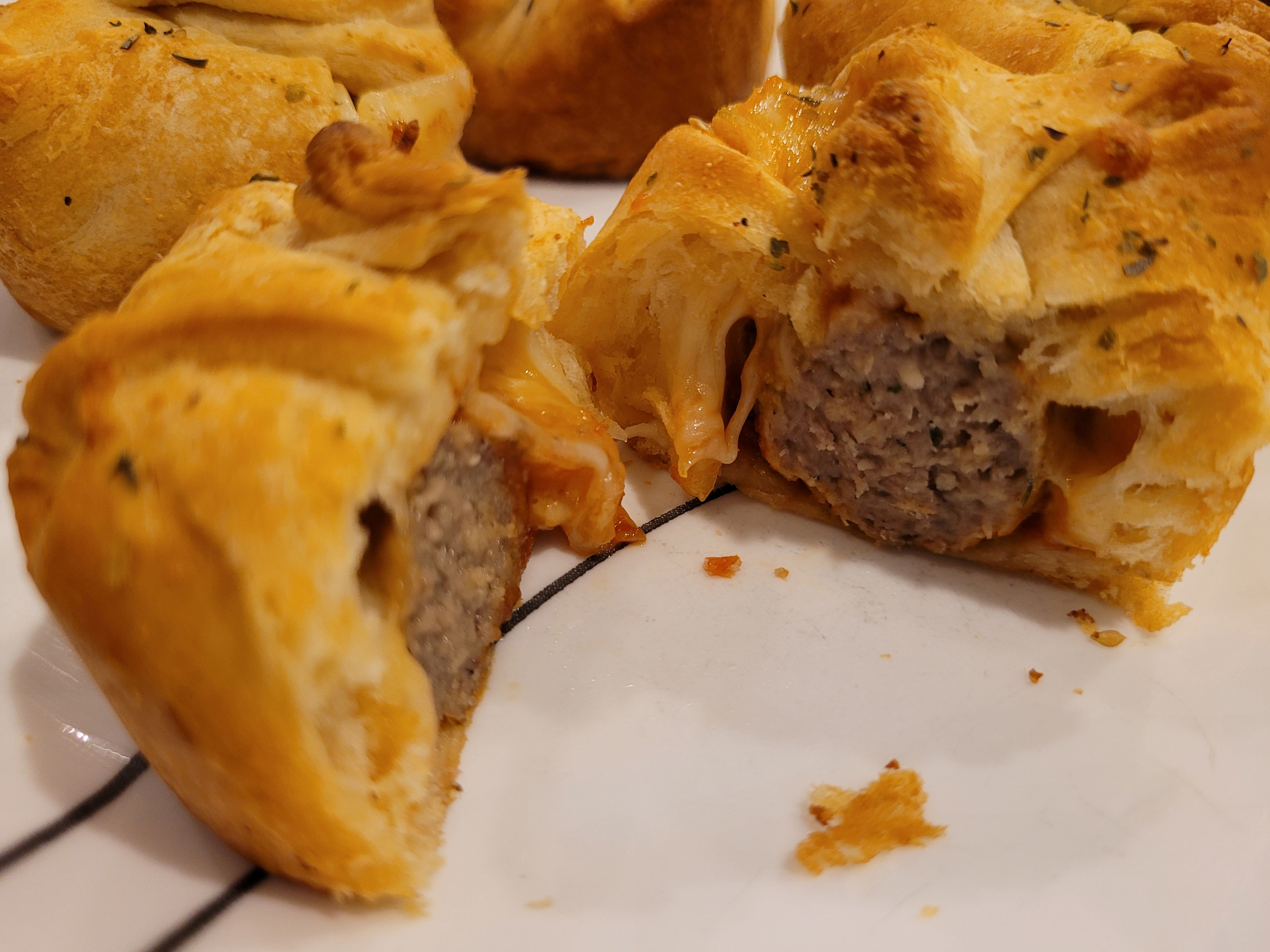 Muffin Tin Meatball Pizza Pies